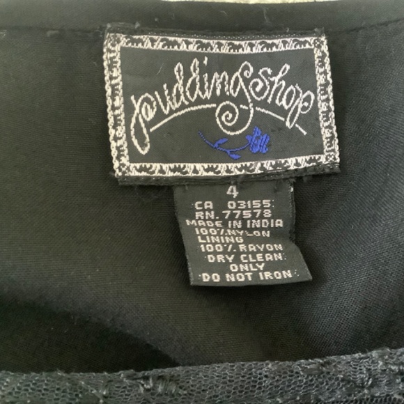 Beautiful lacy black dress by Pudding Shop - Picture 3 of 4